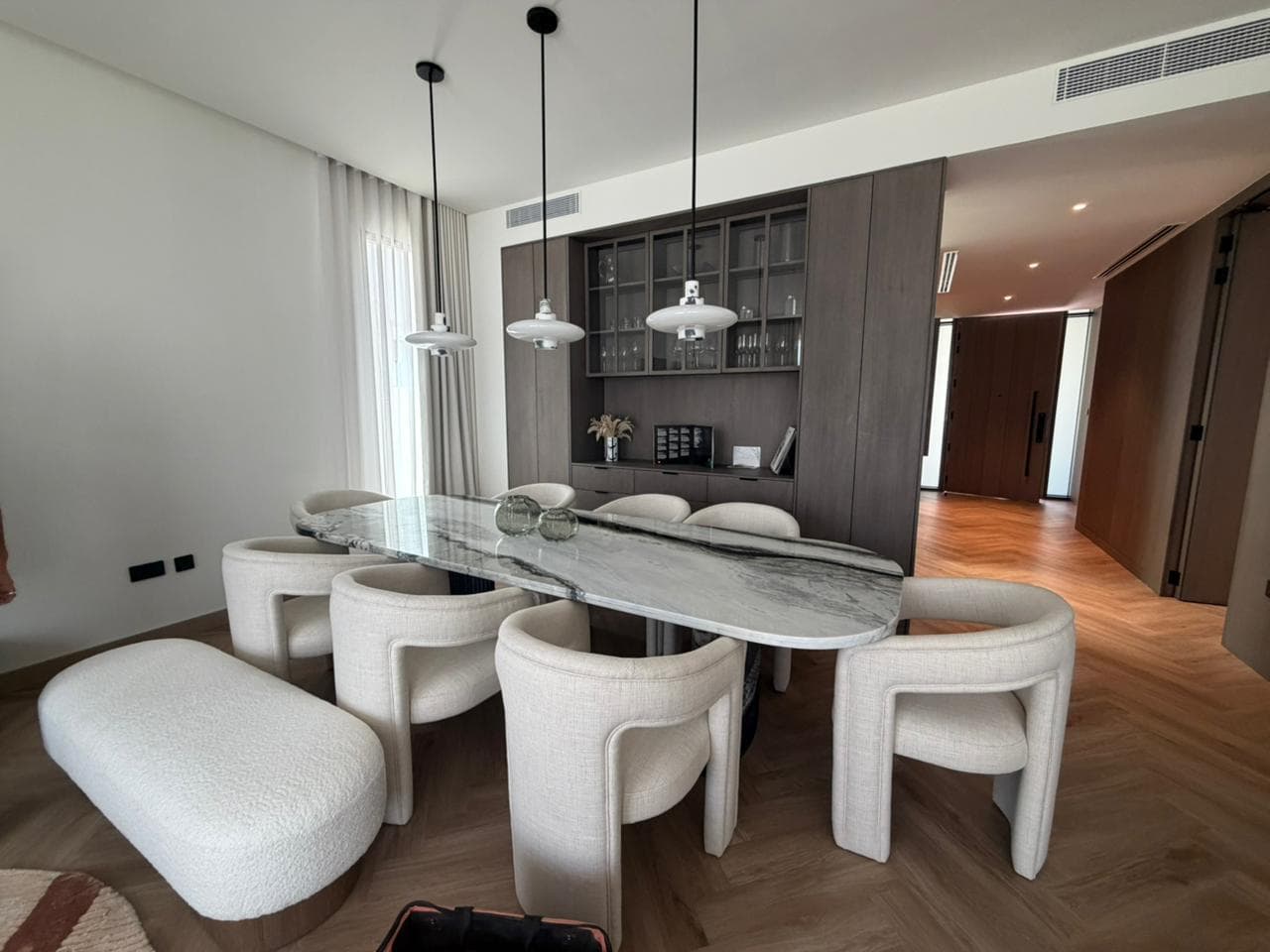 Dining Room & Display Joinery, Residential project by Creative Dimension, UAE